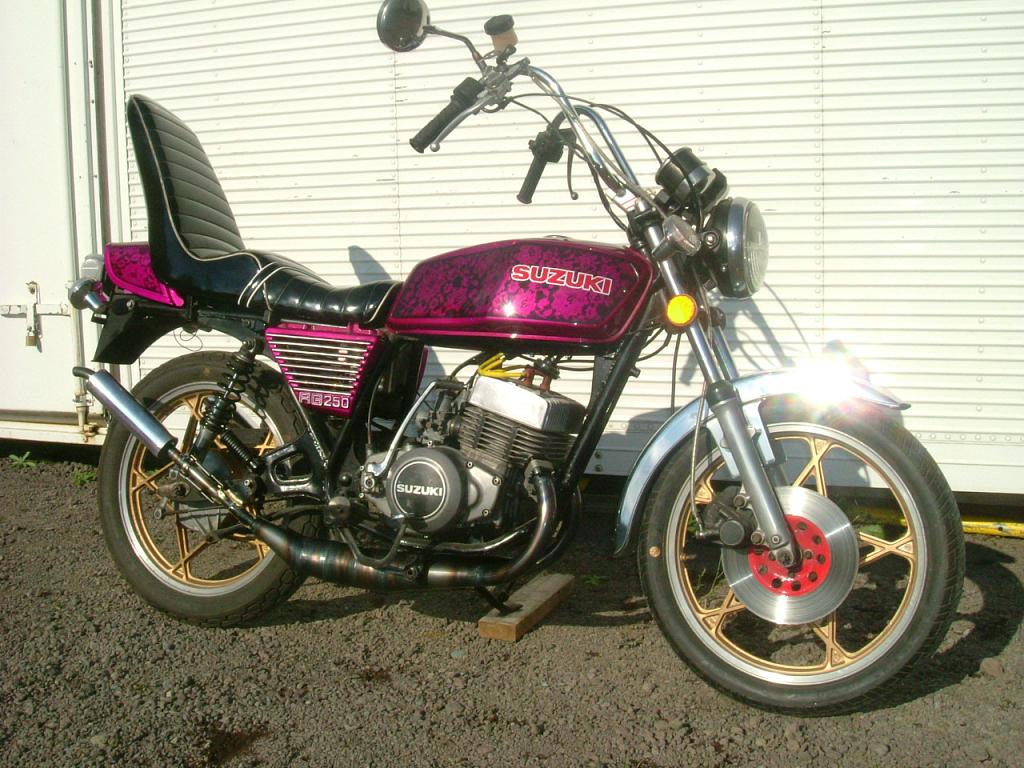 画像1: RG250　KING手巻き2本チャンバー